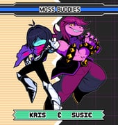 1girl 1other acenth armlet black_nails blue_skin boots character_name colored_sclera colored_skin deltarune english_commentary english_text freckles furry furry_female gloves hand_on_own_hip jewelry kris_(dark_world)_(deltarune) kris_(deltarune) long_hair own_hands_together pink_scarf pink_skin scarf short_hair smile sonic_(series) sonic_advance_(series) sonic_advance_3 spiked_armlet susie_(dark_world)_(deltarune) susie_(deltarune) teeth utdr_(toby_fox) white_gloves yellow_sclera rating:g score:8 post #9613703