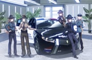 5girls absurdres black_necktie black_shoes blonde_hair blue_eyes blue_hat blue_jacket blue_necktie blue_pants blue_shirt brown_hair brown_hat brown_necktie brown_pants brown_shirt campaign_hat car carbon_motors_e7 chinese_commentary closed_mouth collared_shirt commentary_request conscript96 green_eyes green_hair hat highres holster illinois_(steelblue_mirage) illinois_state_police indoors iowa_(warship_girls_r) iowa_state_patrol jacket missouri_(warship_girls_r) missouri_state_police motor_vehicle multiple_girls necktie new_jersey_(warship_girls_r) new_jersey_state_police open_mouth pants peaked_cap police police_badge police_car police_hat police_uniform policewoman red_eyes shirt shoes smile warship_girls_r white_shirt wisconsin_(warship_girls_r) wisconsin_state_patrol rating:g score:3 post #10003233