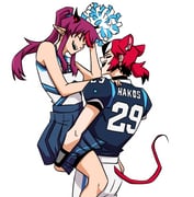 american_football_uniform animal_ears black_hair blush cheerleader hakos_baelz holding holding_pom_poms hololive hololive_english horns irys_(hololive) lifting_person long_hair mouse_ears mouse_girl mouse_tail multicolored_hair multiple_girls nontann pom_pom_(cheerleading) red_hair skirt smile sportswear streaked_hair tail twintails virtual_youtuber white_background white_hair yuri rating:s score:5 post #10173629