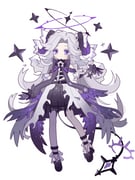 1boy aged_down alternate_costume alternate_universe aotsuki_eito bell belt black_belt black_dress black_gloves black_shoes chinese_commentary commentary_request crossdressing crossdressing_(mtf) dress fate_(series) frown full_body gloves grey_hair highres horns looking_at_viewer low_wings male_focus multiple_wings neck_bell ophanim_halo pantyhose purple_eyes purple_wings shoes short_hair simple_background solo star_(symbol) the_hundred_line_-last_defense_academy- weijiedehaizi800 white_background wings rating:g score:1 post #10176603