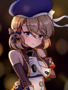 1girl azur_lane baiyi bare_shoulders beret blue_eyes blush bow breasts brown_hair buttons commentary_request cross double-breasted dress gloves hair_bow hat highres holding holding_microphone iron_cross light_smile looking_at_viewer medium_breasts medium_hair microphone solo upper_body white_dress white_gloves z23_(azur_lane) rating:g score:3 post #10173365