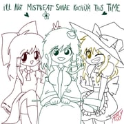 3girls comic frog_hair_ornament gohei green_hair grey_hair hair_ornament hakurei_reimu happy highres holding holding_gohei kirisame_marisa kochiya_sanae multiple_girls non-web_source self-upload smile snake_hair_ornament touhou rating:s score:-2 post #10174354