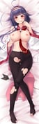 1girl ahoge black_pantyhose breasts commentary_request dakimakura_(medium) full_body hair_flaps hair_ornament hairclip headband highres japanese_clothes kantai_collection kochipu large_breasts long_hair low_twintails lying navel nipples on_back pantyhose purple_hair red_eyes ryuuhou_(kancolle) ryuuhou_kai_ni_(kancolle) solo taigei_(kancolle) torn_clothes torn_pantyhose twintails very_long_hair wide_sleeves rating:q score:9 post #9601545