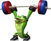 1boy 3d absurdres arms_up black_boots boots chain chain_necklace clean_and_jerk colored_skin crocodilian crocodilian_tail dumbbell exercising full_body furry furry_male gloves gold_chain green_skin headphones highres holding holding_dumbbell jewelry looking_afar male_focus mario_&_sonic_(series) mario_&_sonic_at_the_london_2012_olympic_games multicolored_skin necklace official_art open_mouth outstretched_arms reptile_boy sharp_teeth simple_background snout solo sonic_(series) tail teeth third-party_source transparent_background two-tone_skin vector_the_crocodile weightlifting white_gloves yellow_eyes rating:g score:2 post #7931748