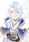 1boy asymmetrical_hair black_gloves blue_hair chinese_commentary closed_mouth coat colored_lapels commentary_request cup curtained_hair genshin_impact gloves hair_behind_ear hair_between_eyes hair_over_shoulder half_gloves hands_up highres holding holding_cup kamisato_ayato lapels lips long_sleeves looking_at_viewer male_focus medium_hair mole mole_under_mouth parted_bangs petal_on_face petals petals_on_liquid popped_collar purple_eyes purple_shirt shirt simple_background solo tea translation_request white_background white_coat wide_sleeves xrjingx yunomi rating:g score:0 post #10177022
