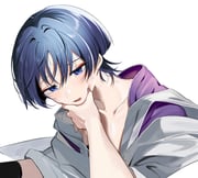 1boy armor blunt_ends blush collarbone commentary_request deep_skin eyeliner eyeshadow genshin_impact grey_hair half-closed_eyes hand_on_another's_cheek hand_on_another's_face highres japanese_armor japanese_clothes kariginu kimono kote kurokote looking_at_viewer makeup male_focus meme open_mouth pectorals pov pov_cheek_grabbing_(meme) purple_eyes purple_kimono red_eyeliner red_eyeshadow scaramouche_(genshin_impact) scaramouche_(kabukimono)_(genshin_impact) short_sleeves sweat white_sleeves wispy_bangs yoko_(nz_g) rating:s score:2 post #9962043