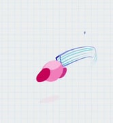 @_@ afterimage animated attack attack_trail blinking blue_eyes bug closed_mouth dizzy face_down fly flying flyswatter frontflip grid_background holding jumping kirby kirby_(series) lying mario_(series) mario_paint no_humans on_stomach open_mouth solo spinning standing star_(symbol) suyasuyabi v-shaped_eyebrows video wide-eyed rating:g score:4 post #10173049