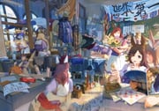 2boys 6+girls absurdres character_request classroom commentary_request desk eating el_condor_pasa_(umamusume) food french_flag gold_ship_(umamusume) grass_wonder_(umamusume) highres horse_girl horse_mask king_halo_(umamusume) kitasan_black_(umamusume) leg_cast mask matikanefukukitaru_(umamusume) mihono_bourbon_(umamusume) multiple_boys multiple_girls nice_nature_(umamusume) rice_shower_(umamusume) running satono_diamond_(umamusume) scenery school_desk school_uniform takoyaki team_spica's_trainer tracen_school_uniform tracen_training_uniform trainer_(umamusume) umamusume ye_fan rating:g score:7 post #10163745