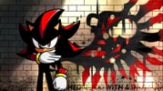 1boy angel_with_a_shotgun brick_wall clenched_hand commentary damonfive0 doom_wings english_commentary furry furry_male gloves male_focus paint_splatter red_eyes shadow_the_hedgehog solo sonic_(series) sonic_generations sonic_x_shadow_generations white_gloves rating:g score:5 post #9970914