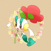 blush commentary_request eruko floette floette_(red_flower) flower holding holding_flower open_mouth pokemon pokemon_(creature) pokemon_focus red_flower smile solo rating:g score:0 post #10177053