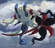 closed_mouth cloud cloudy_sky dietranch floette floette_(eternal) flower highres holding holding_flower looking_at_viewer no_humans outdoors pokemon pokemon_(creature) pokemon_focus pokemon_legends:_z-a sky smile solo rating:g score:0 post #10176952
