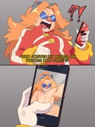 !? 1girl absurdres angry blonde_hair cellphone commentary completely_nude d: dr._eggman eggma'am english_commentary fat genderswap genderswap_(mtf) gloves goggles goggles_on_head gradient_background grey_background grin hand_up highres holding holding_phone jacket long_hair long_sleeves nikkikaji nude phone red_jacket selfie smartphone smile snapcube sonic_(series) sunglasses teeth upper_body white_gloves rating:q score:18 post #9288720