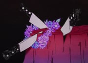 2boys animated animated_gif basil_(headspace)_(omori) basil_(omori) black_eyes black_hair black_tank_top black_thighhighs blood colored_skin death flower_wreath green_hair head_wreath head_wreath_removed knife lowres male_focus multiple_boys omori omori_(omori) sapgoon short_hair shorts stab striped_clothes striped_shorts tank_top thighhighs tree_stump vertical-striped_clothes vertical-striped_shorts white_shorts white_skin rating:g score:1 post #10160553
