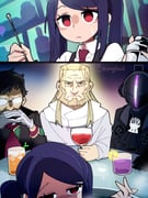 1girl 3boys absurdres alcohol bar_(place) bartender beard blonde_hair bondrewd bongftah brown_hair cigarette cocktail_shaker counter crossover cup drinking_glass facial_hair father_(fma) fullmetal_alchemist gendou_pose glasses highres holding holding_cigarette holding_cocktail_shaker ikari_gendou jill_stingray liquor long_hair made_in_abyss mask multiple_boys neon_genesis_evangelion own_hands_clasped own_hands_together purple_hair red_eyes sweatdrop twintails va-11_hall-a wine wine_glass rating:s score:1 post #10173819