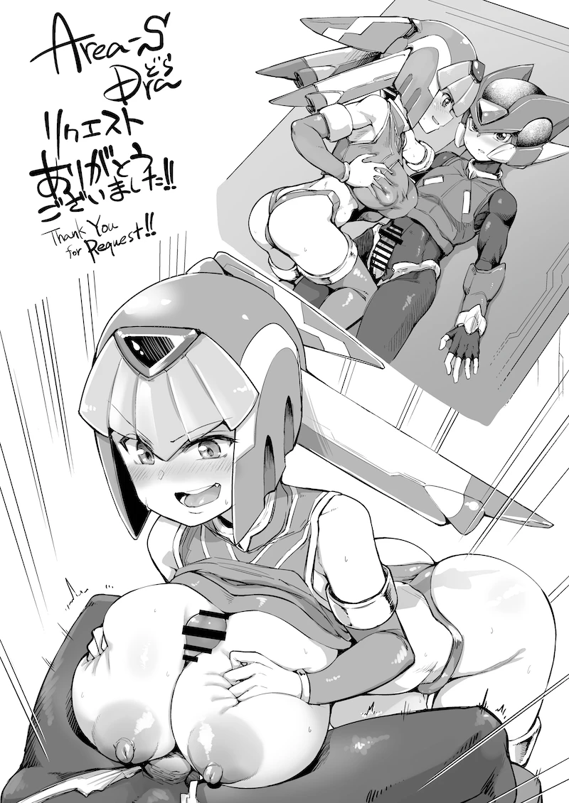 zero, zero(z), and fairy leviathan (mega man and 1 more) drawn by dra_(area-s)