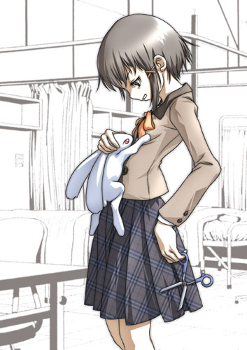 iwakura lain (serial experiments lain) drawn by 19_(nin19)