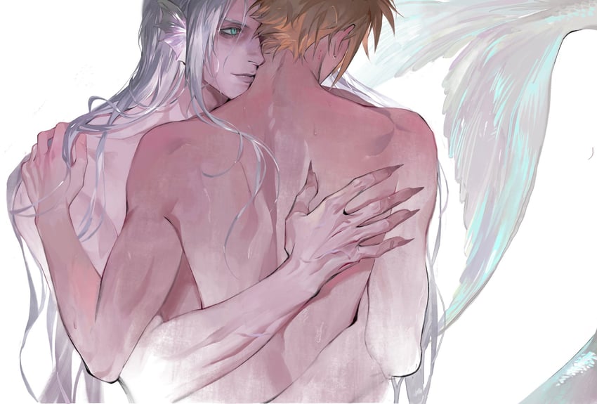 cloud strife and sephiroth (final fantasy and 1 more) drawn by alina99liang