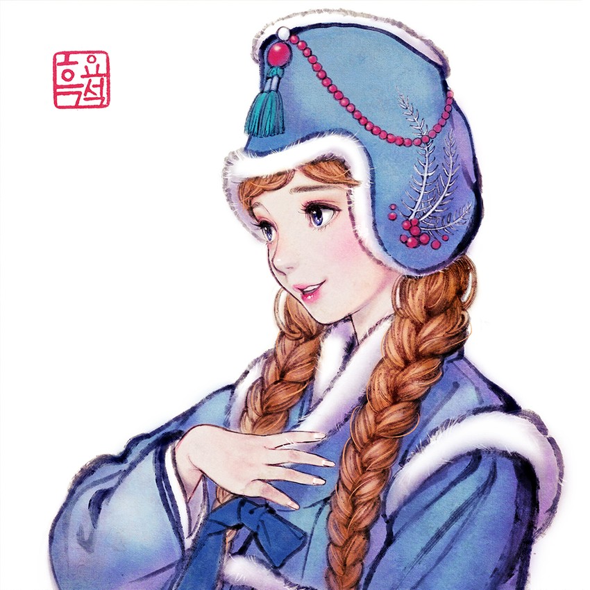 anna (frozen) drawn by nayoung_wooh