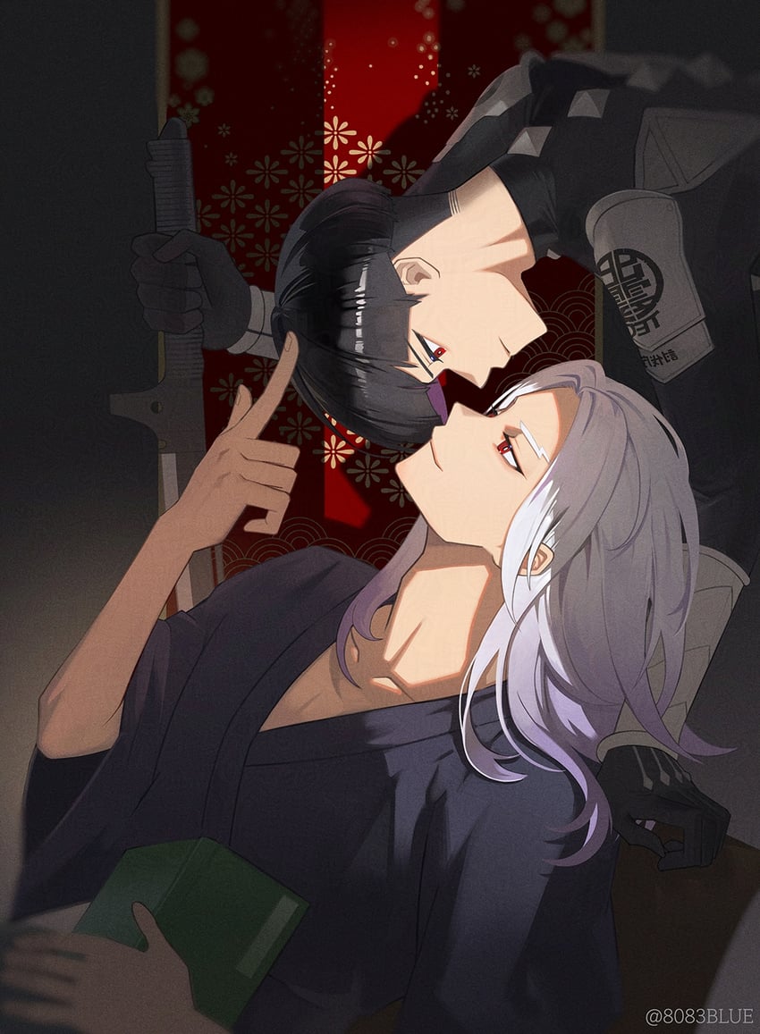 hoshina soshiro and hoshina soichiro (kaijuu no. 8) drawn by 8083_blue