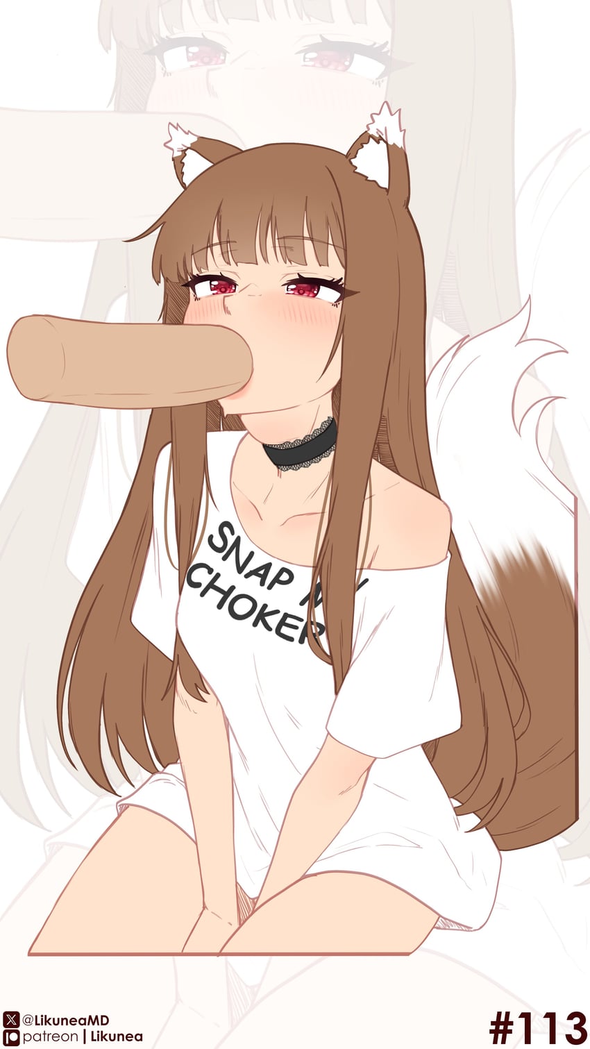 holo (spice and wolf) drawn by likunea