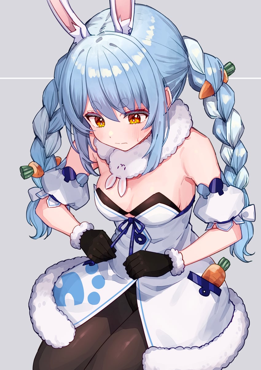 usada pekora and don-chan (hololive) drawn by nanado_shion
